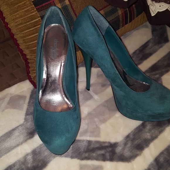 Charlotte Russe Shoes - Charlotte Russe Dark Teal Shows Sz 8